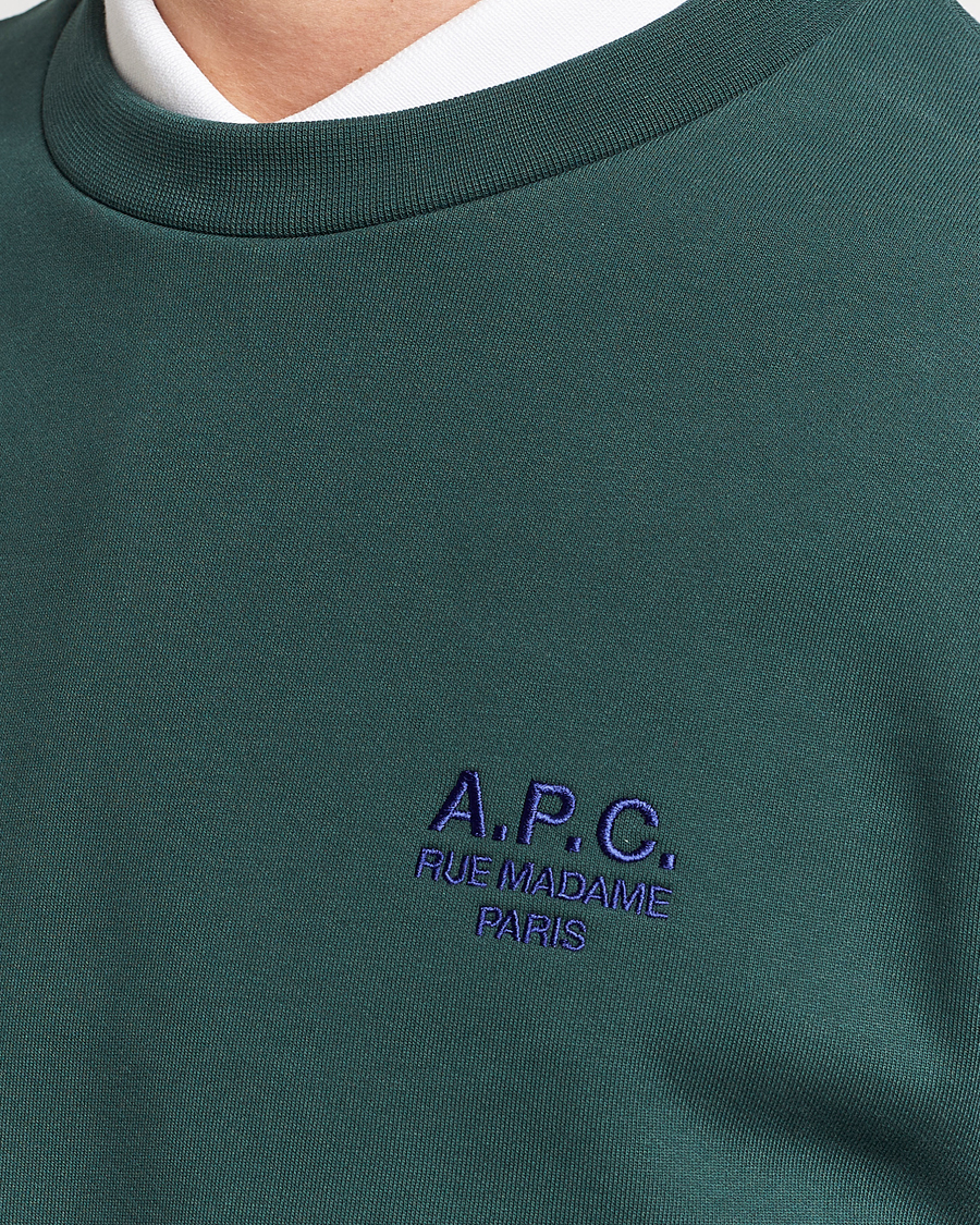 Mies | Puserot | A.P.C. | Rider Sweatshirt Pine Green