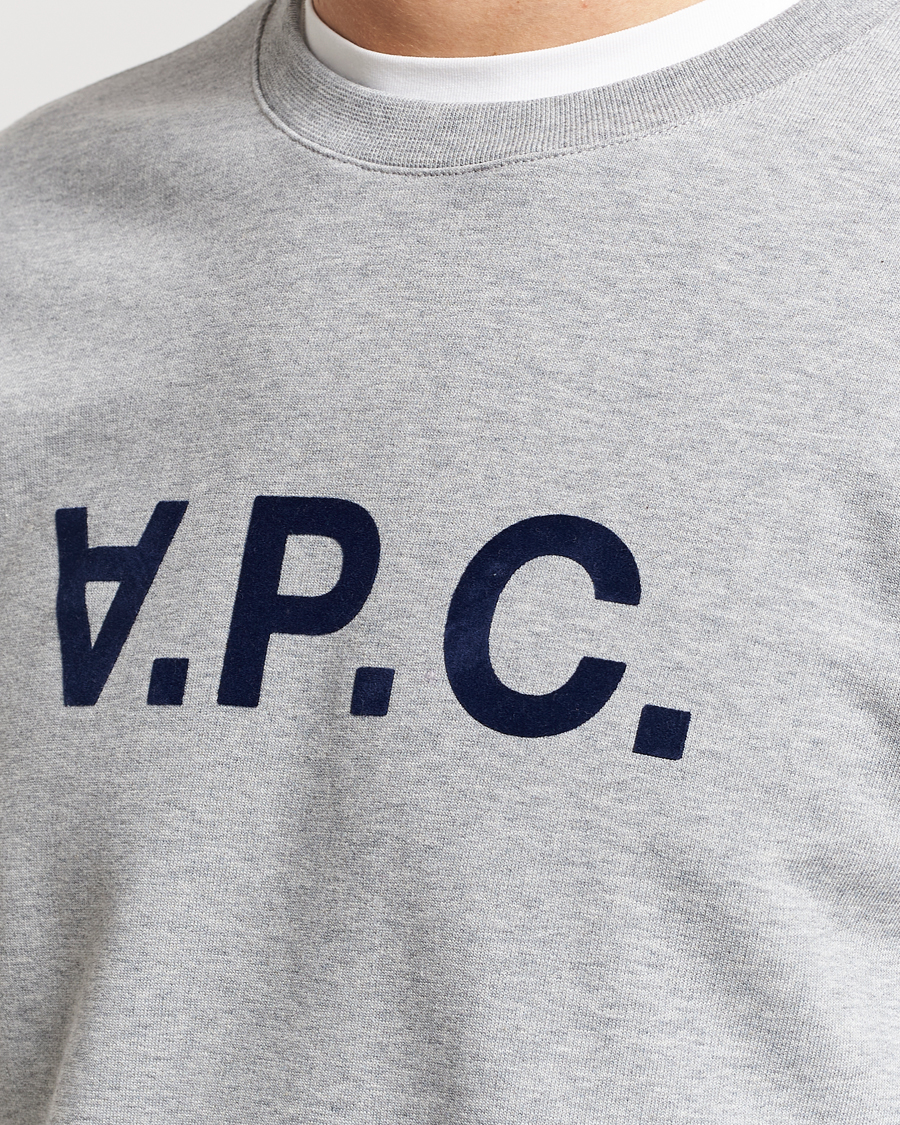 Mies | Puserot | A.P.C. | VPC Sweatshirt Heather Grey