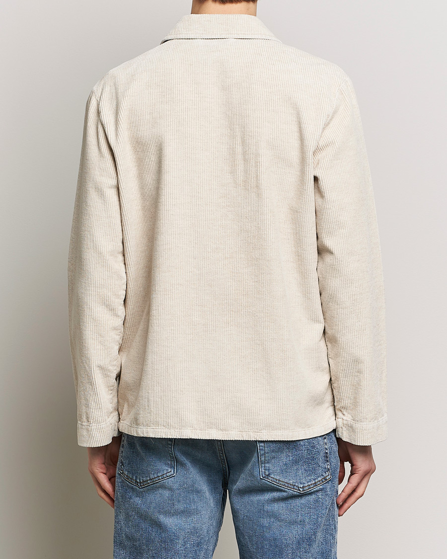 Mies | Takit | A.P.C. | Kerlouan Cotton/Linen Corduroy Shirt Jacket Ecru