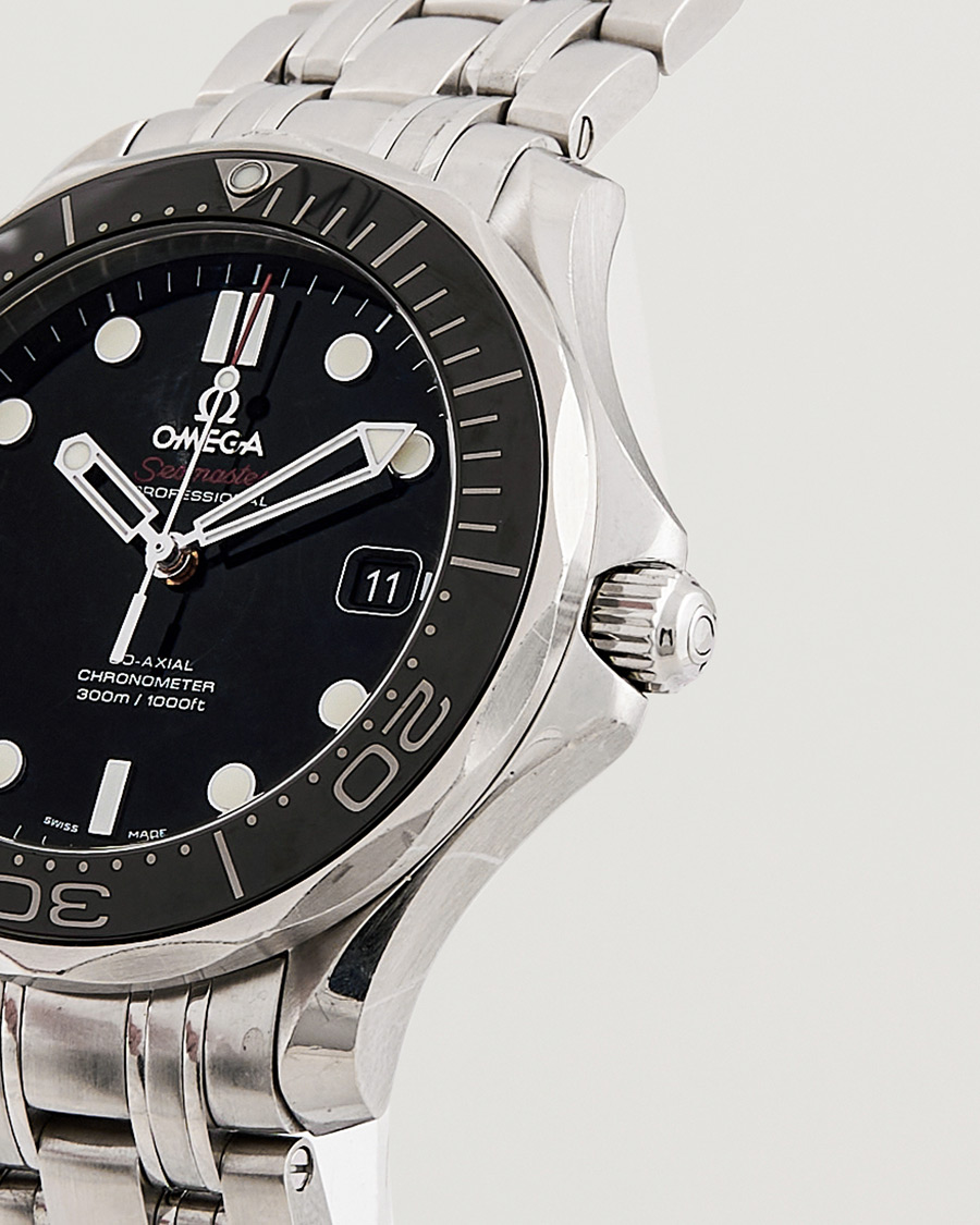Mies | Omega Pre-Owned Seamaster Diver 300M 212.30.41.20.01.002 Steel Black | Omega Pre-Owned | Seamaster Diver 300M 212.30.41.20.01.002 Steel Black