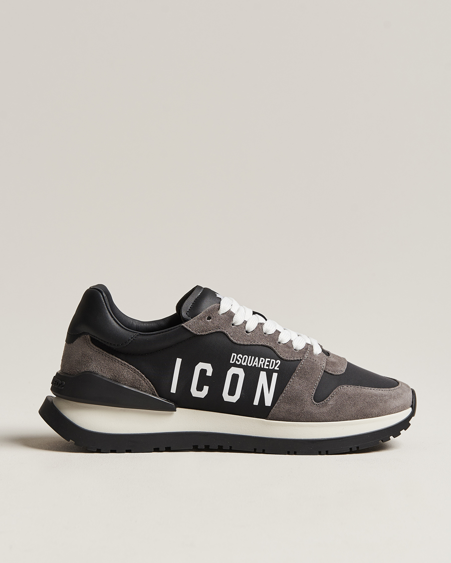 Mies | Dsquared2 Icon Run DS2 Sneaker Black | Dsquared2 | Icon Run DS2 Sneaker Black