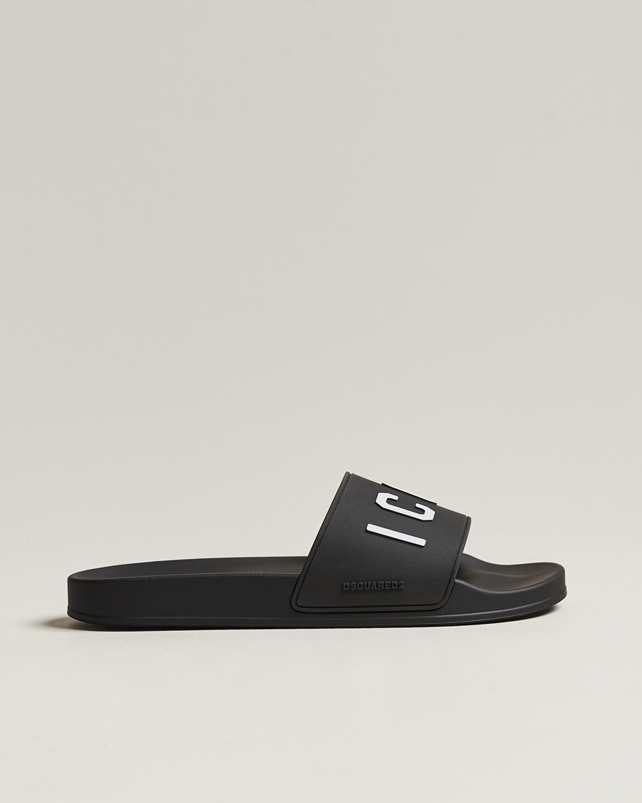 Mies | Dsquared2 Be Icon Slides Black | Dsquared2 | Be Icon Slides Black