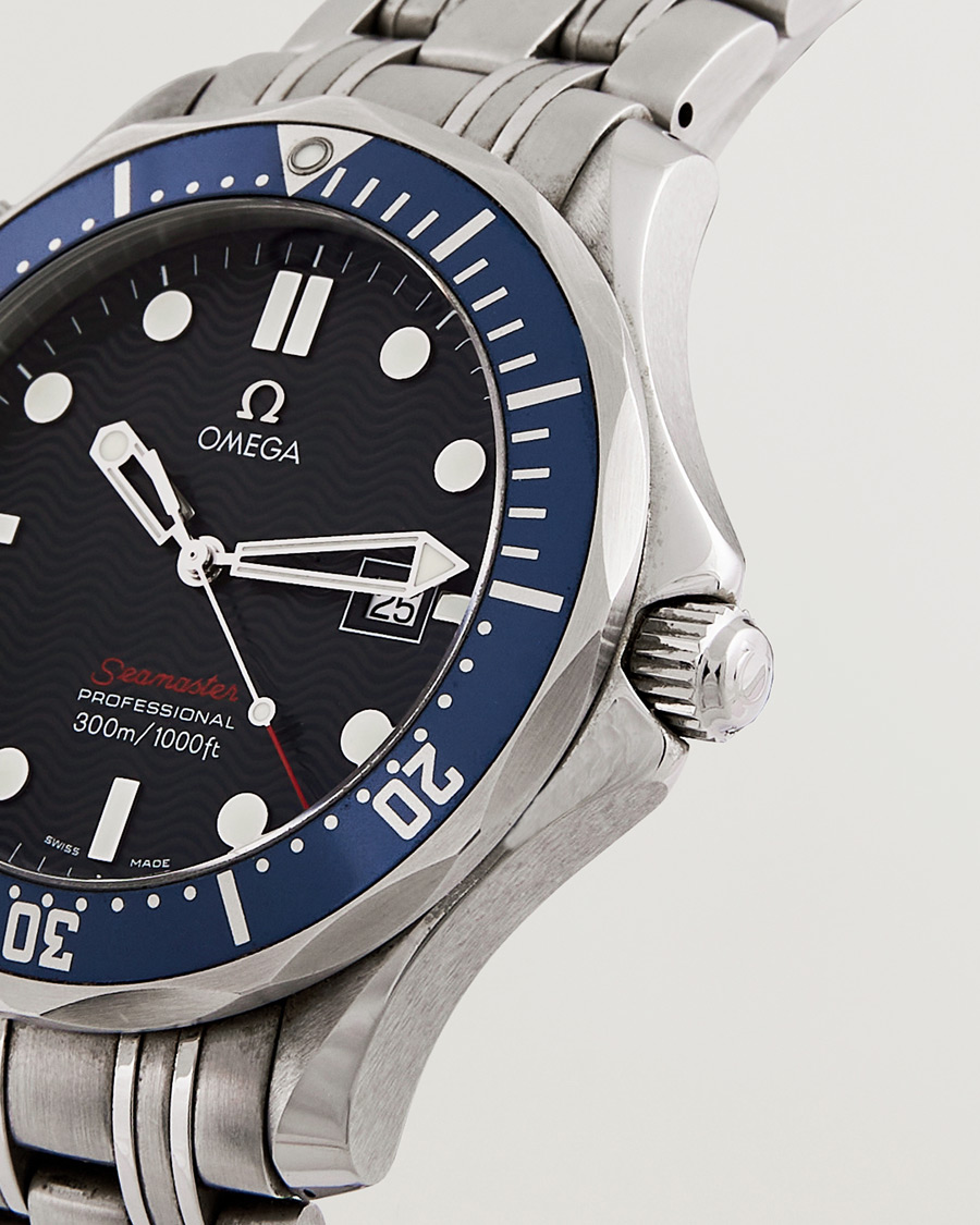 Mies | Omega Pre-Owned Seamaster Diver 300M 2221.80.00 Steel Blue | Omega Pre-Owned | Seamaster Diver 300M 2221.80.00 Steel Blue