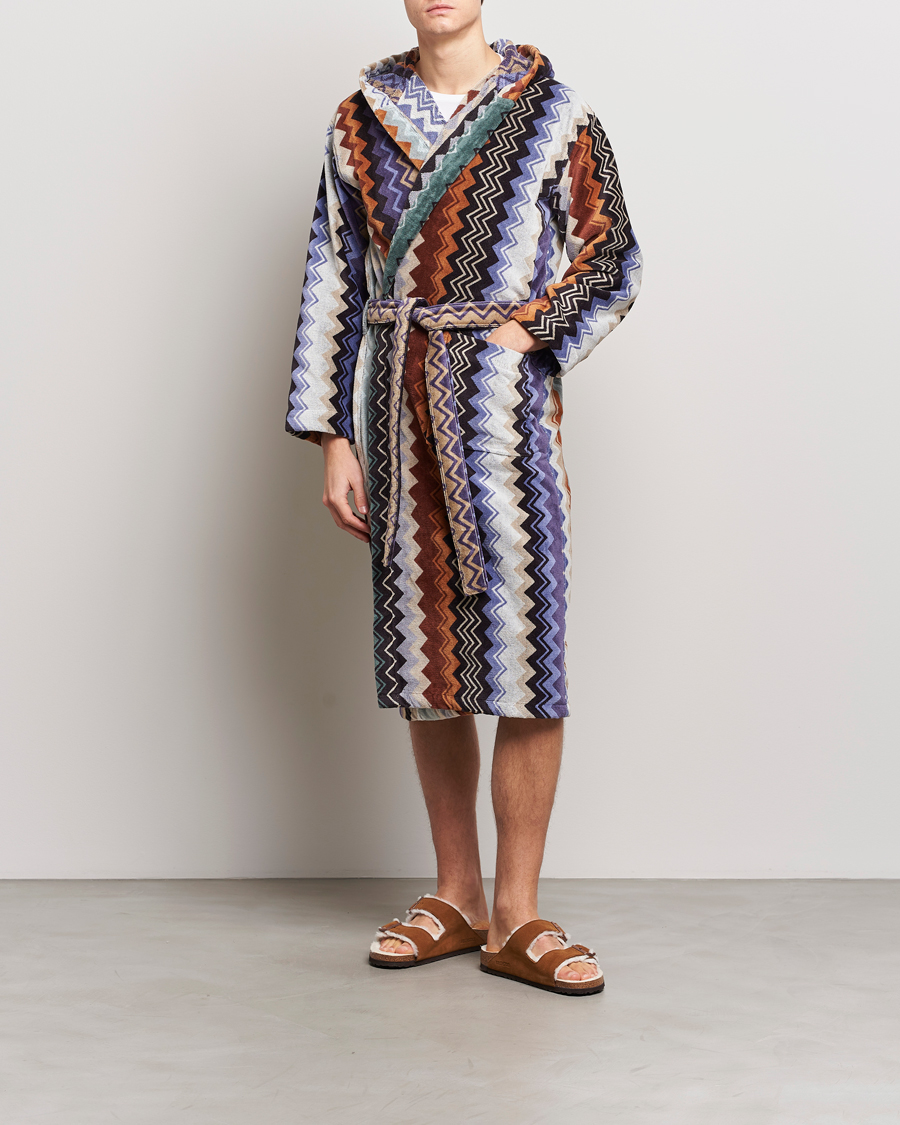 Mies | Yöpuvut ja kylpytakit | Missoni Home | Giacomo Bathrobe Verde Multi