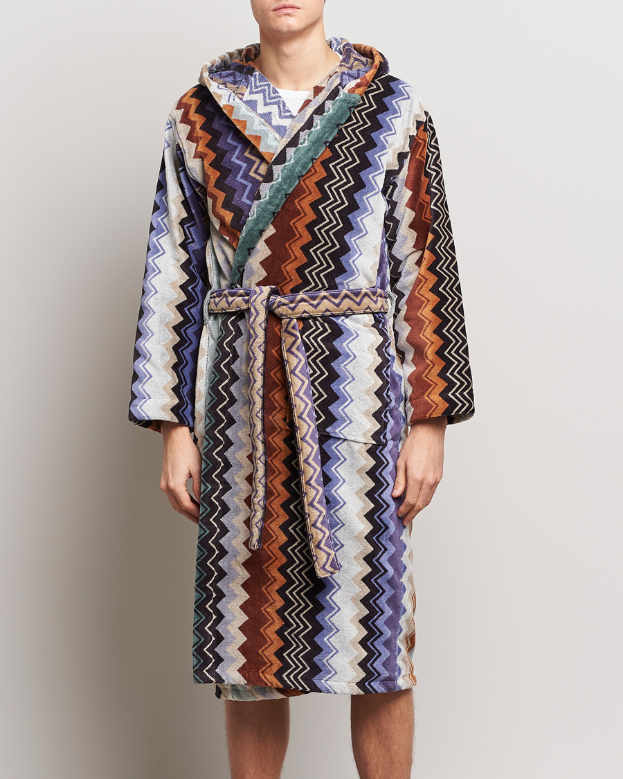 Mies | Yöpuvut ja kylpytakit | Missoni Home | Giacomo Bathrobe Verde Multi