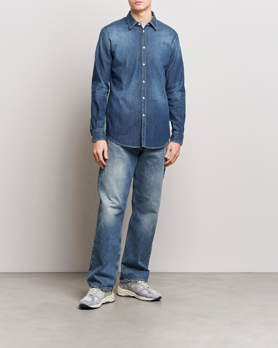 Mies | Kauluspaidat | Dsquared2 | Relax Dan Denim Shirt Blue