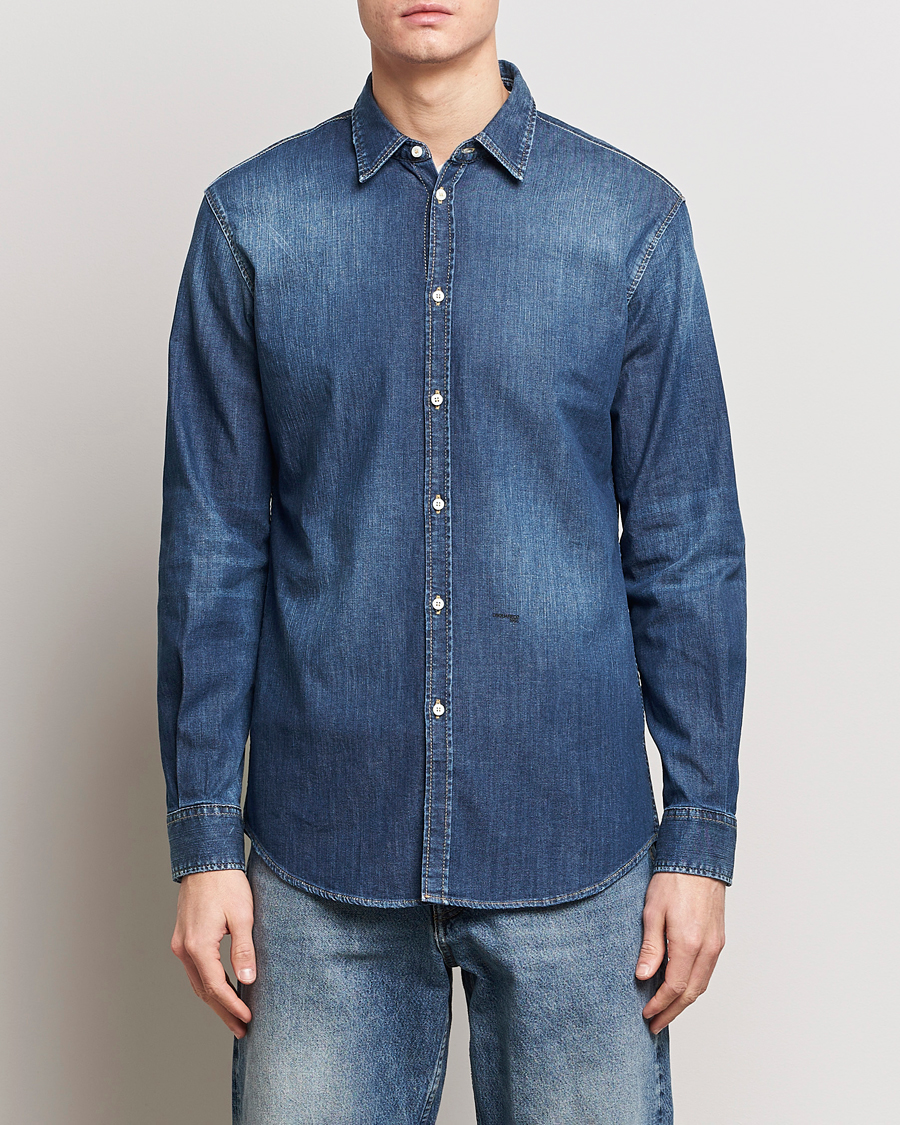 Mies | Kauluspaidat | Dsquared2 | Relax Dan Denim Shirt Blue