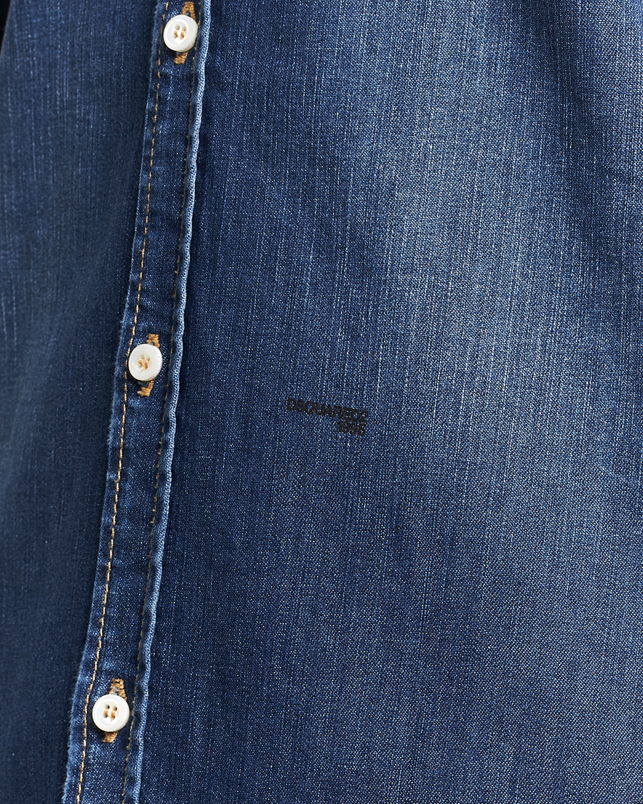 Mies | Kauluspaidat | Dsquared2 | Relax Dan Denim Shirt Blue