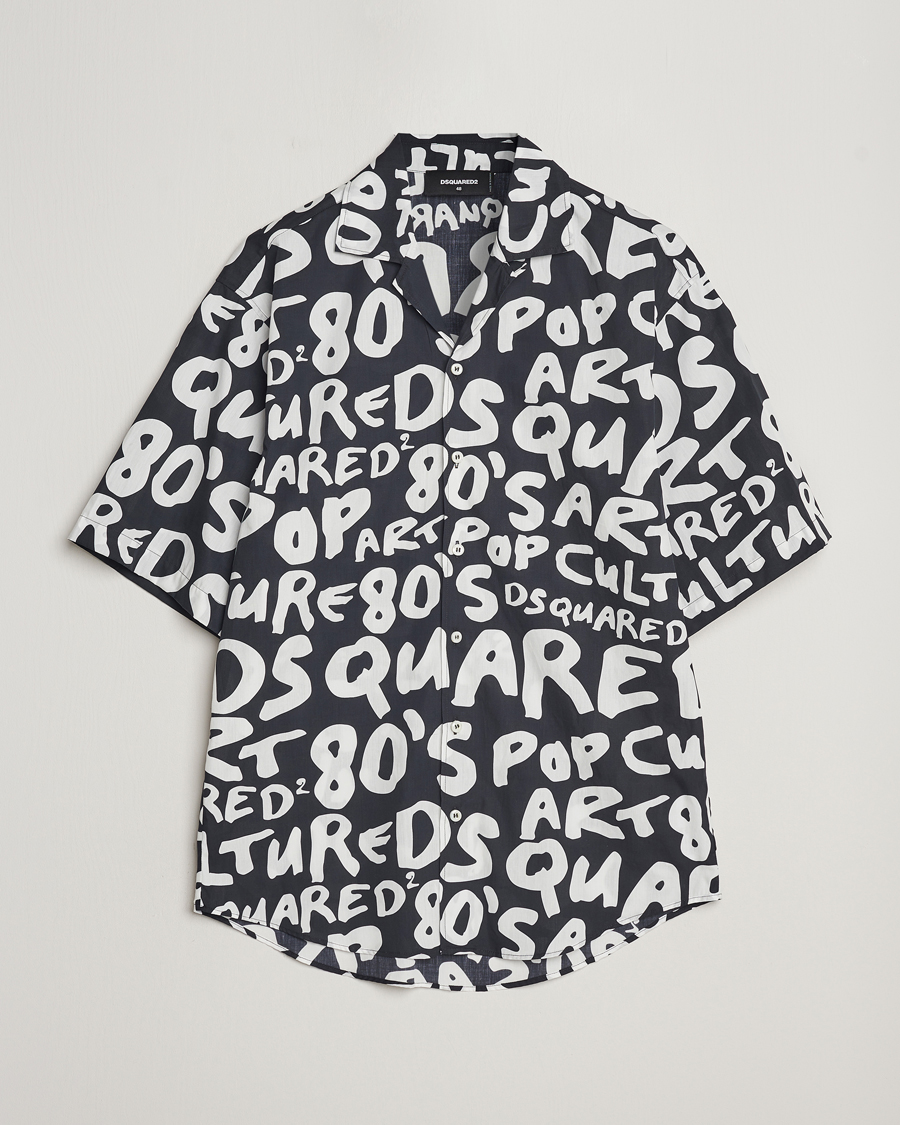 Mies | Kauluspaidat | Dsquared2 | Pop 80's Bowling Shirt Black