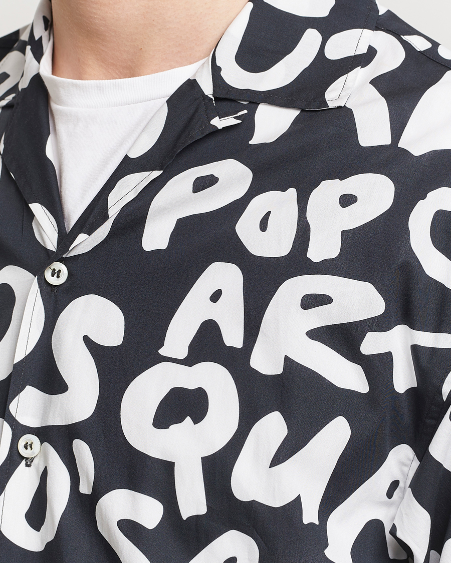 Mies | Kauluspaidat | Dsquared2 | Pop 80's Bowling Shirt Black