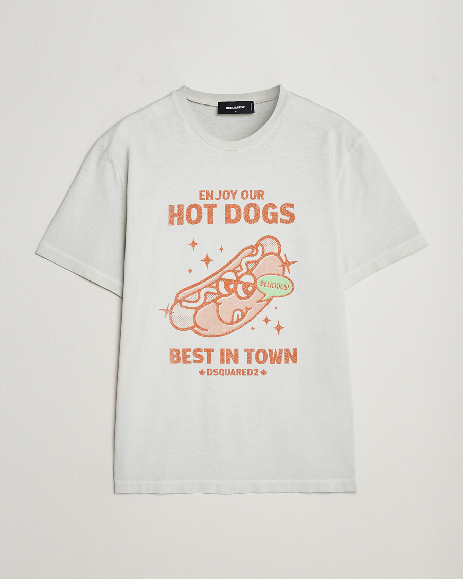 Mies | T-paidat | Dsquared2 | Regular Fit Logo Crew Neck T-Shirt Mint