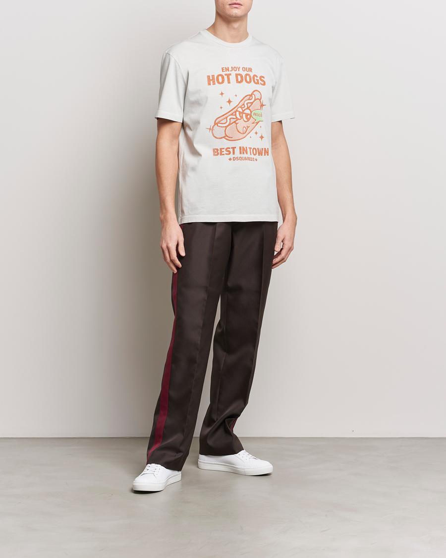 Mies | T-paidat | Dsquared2 | Regular Fit Logo Crew Neck T-Shirt Mint