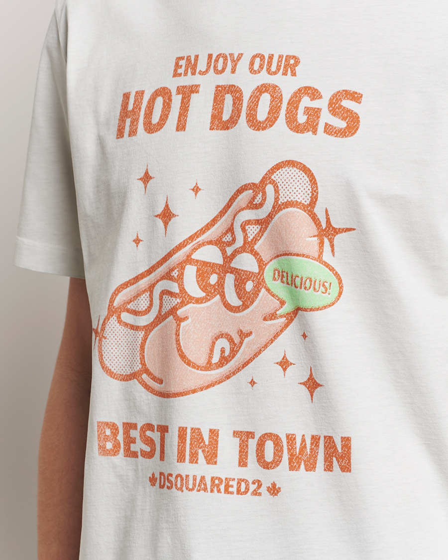 Mies | T-paidat | Dsquared2 | Regular Fit Logo Crew Neck T-Shirt Mint