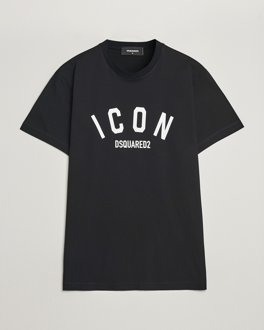 Mies | T-paidat | Dsquared2 | Cool Fit Be Icon Crew Neck T-Shirt Black