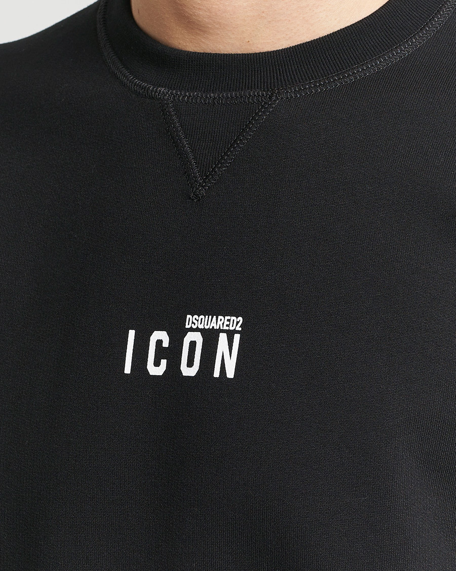 Mies | Puserot | Dsquared2 | Icon Small Logo Crew Neck Sweatshirt Black