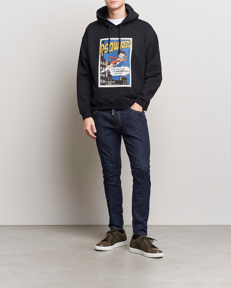 Mies | Farkut | Dsquared2 | Skater Jeans Dark Blue
