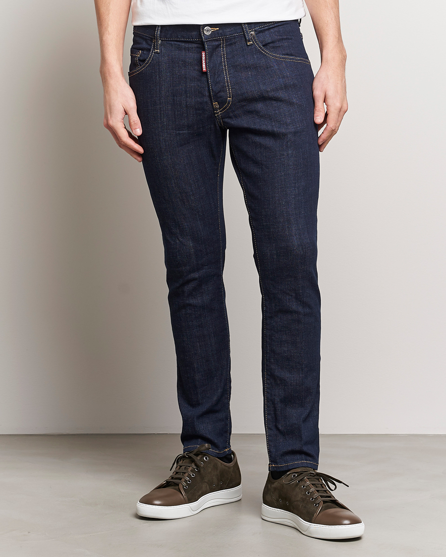 Mies | Farkut | Dsquared2 | Skater Jeans Dark Blue