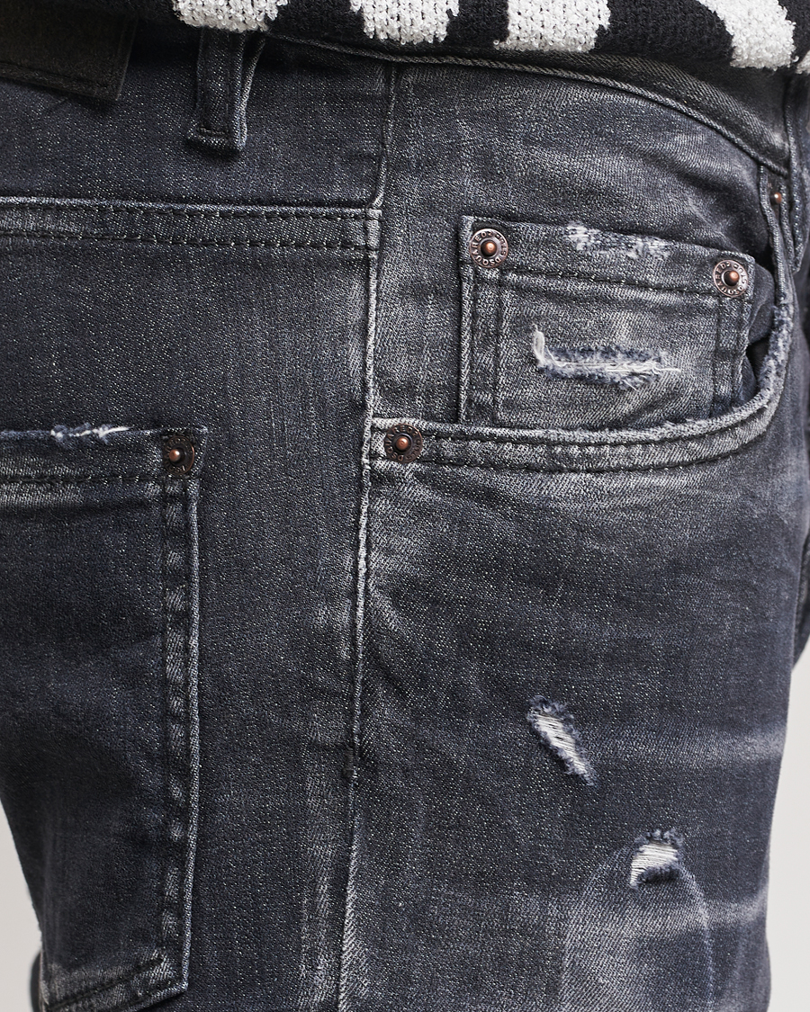 Mies | Farkut | Dsquared2 | Skater Jeans Washed Black