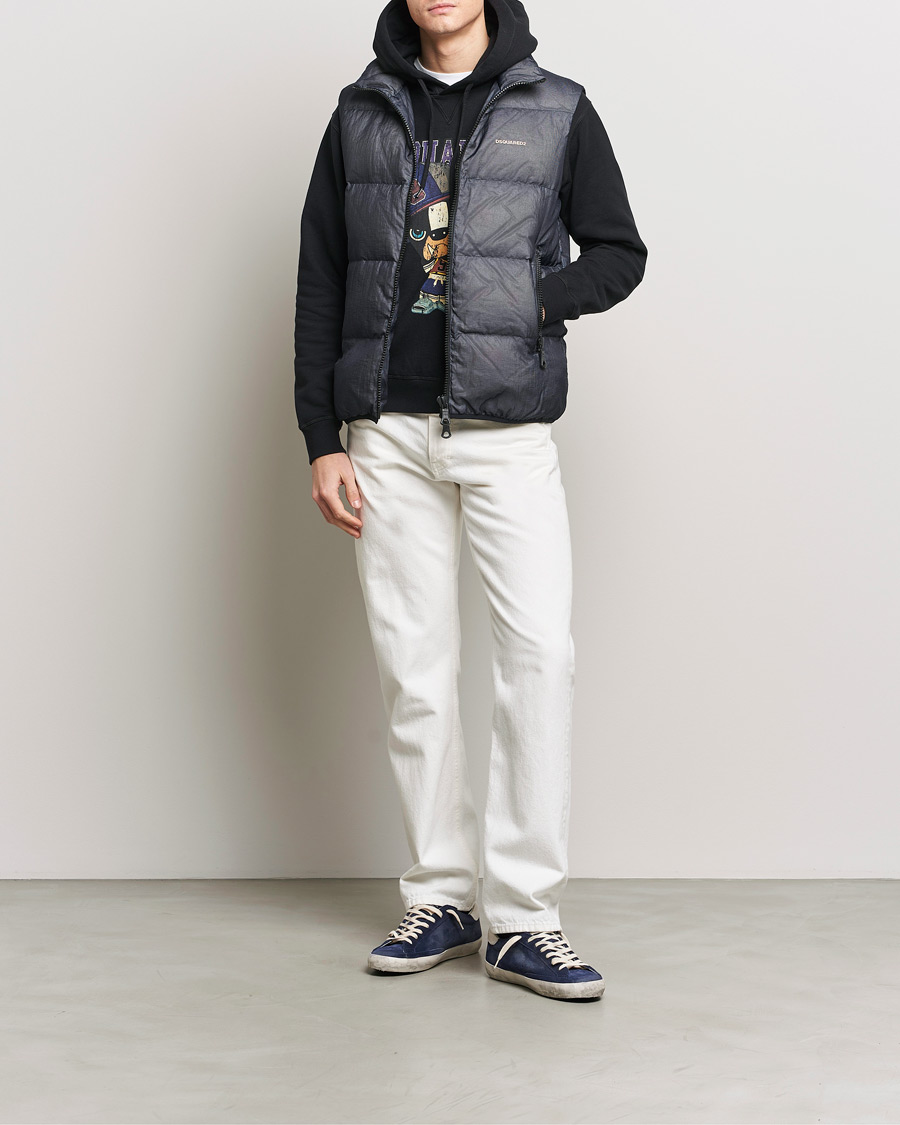 Mies | Takit | Dsquared2 | 3D Ripstop Puffer Vest Navy