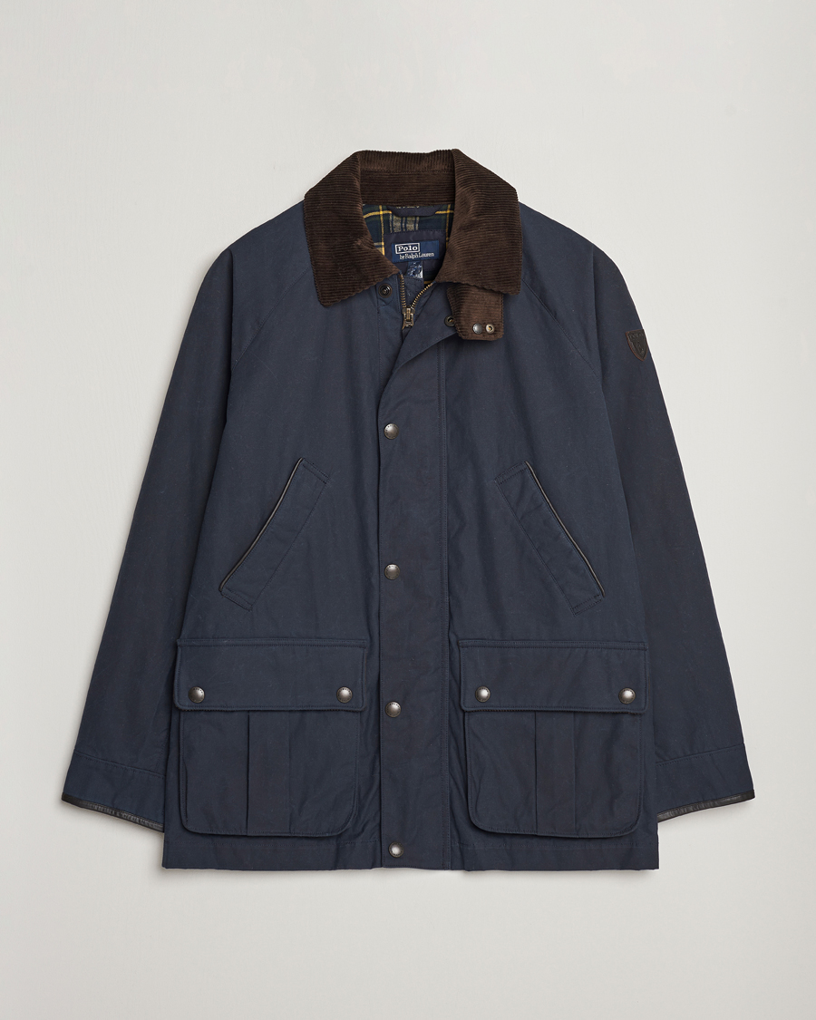 Mies | Takit | Polo Ralph Lauren | Waxed Cotton Field Jacket Navy