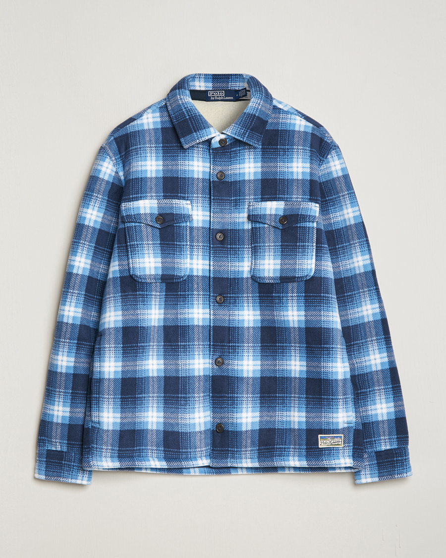 Mies | Takit | Polo Ralph Lauren | Magic Fleece Outdoor Shirt Jacket Ombre Blue