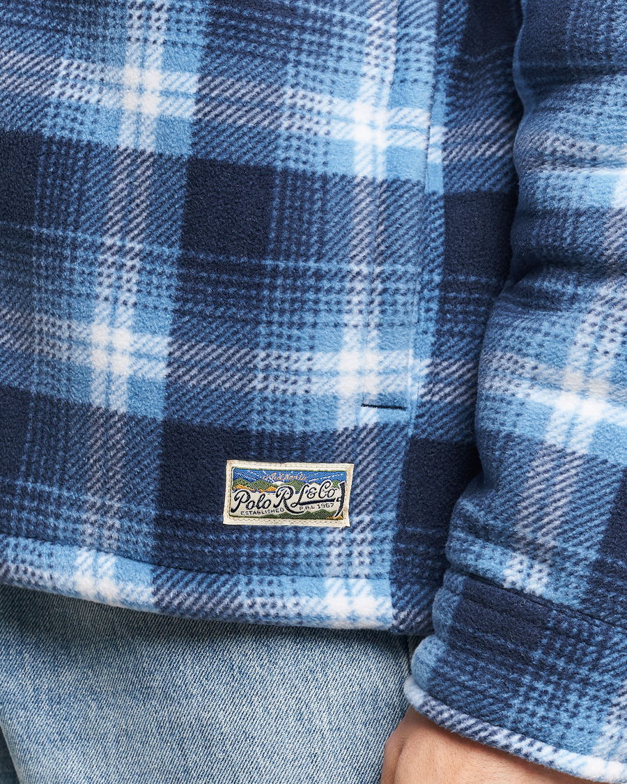 Mies | Takit | Polo Ralph Lauren | Magic Fleece Outdoor Shirt Jacket Ombre Blue
