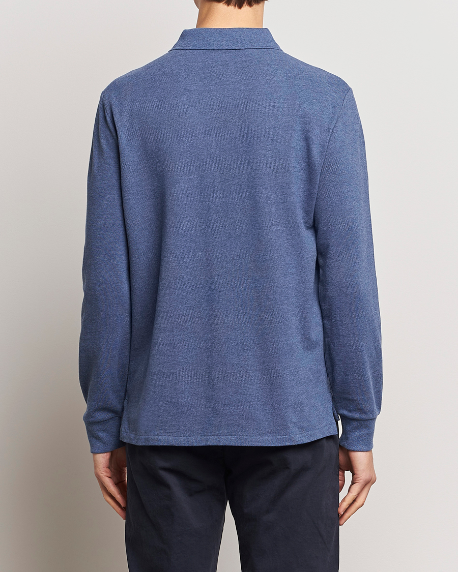 Mies | Puserot | Polo Ralph Lauren | Custom Slim Fit Long Sleeve Polo Navy Heather