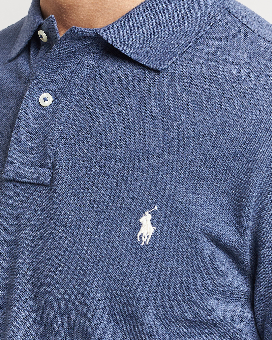Mies | Puserot | Polo Ralph Lauren | Custom Slim Fit Long Sleeve Polo Navy Heather