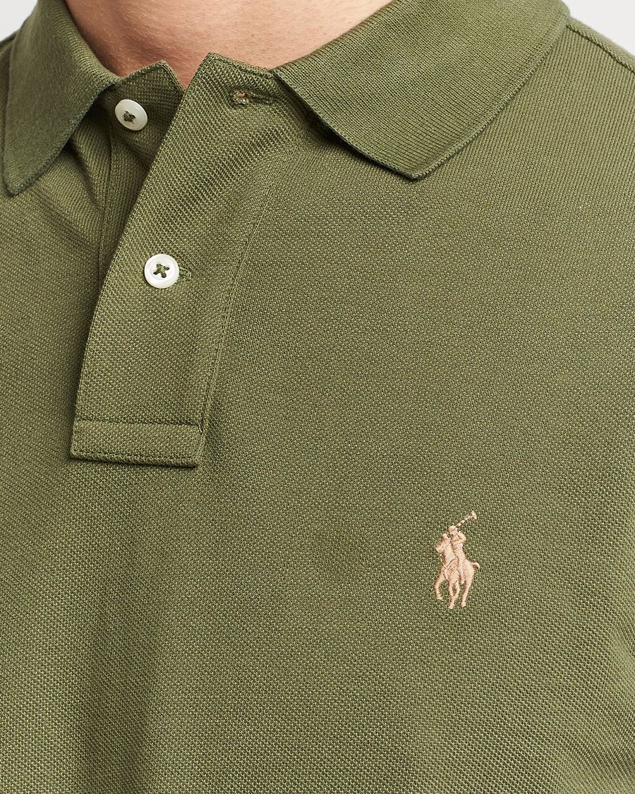 Mies | Puserot | Polo Ralph Lauren | Slim Fit Long Sleeve Polo Dark Sage