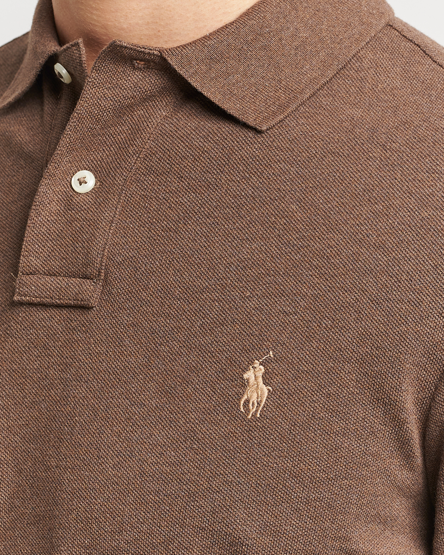 Mies | Puserot | Polo Ralph Lauren | Slim Fit Long Sleeve Polo Cedar Heather
