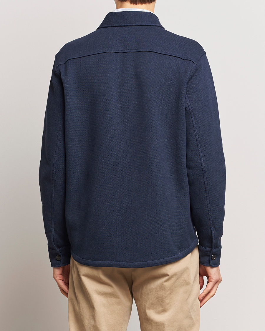 Mies | Kauluspaidat | Polo Ralph Lauren | Double Knit Jacquard Overshirt Aviator Navy