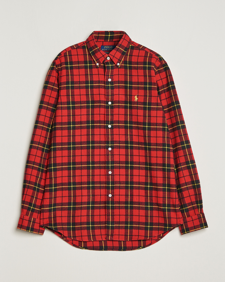Mies | Kauluspaidat | Polo Ralph Lauren | Lunar New Year Flannel Checked Shirt Red/Black