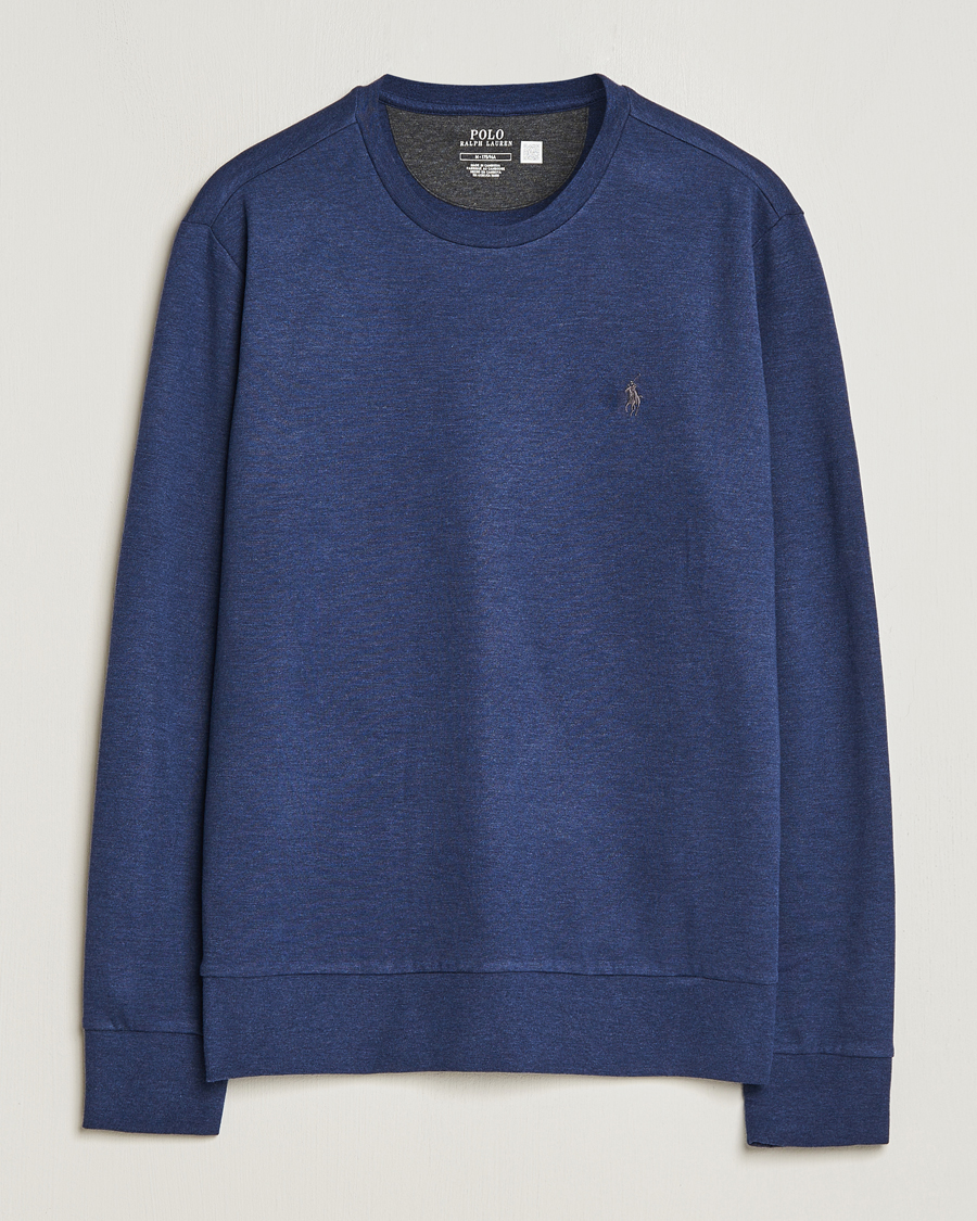 Mies |  | Polo Ralph Lauren | Double Knitted Jersey Sweatshirt Navy Heather 