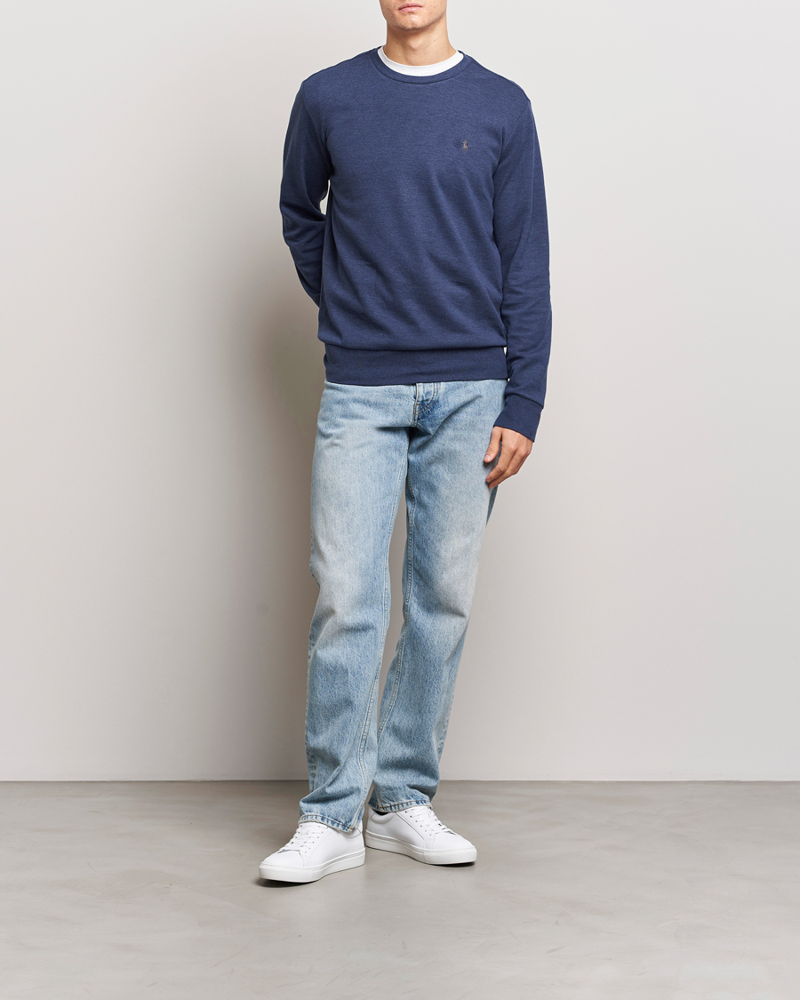 Mies | Puserot | Polo Ralph Lauren | Double Knitted Jersey Sweatshirt Navy Heather