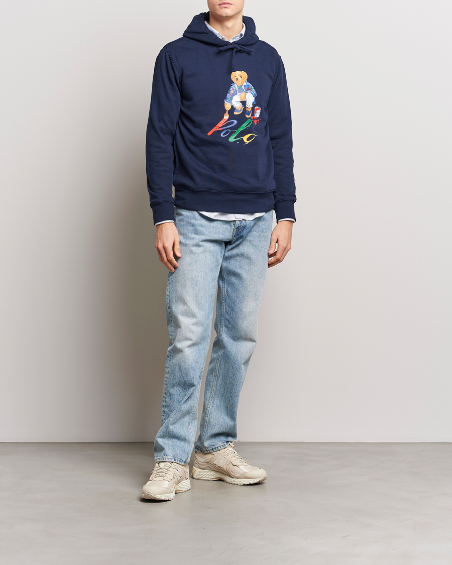 Mies | Puserot | Polo Ralph Lauren | Printed Bear Hoodie Cruise Navy