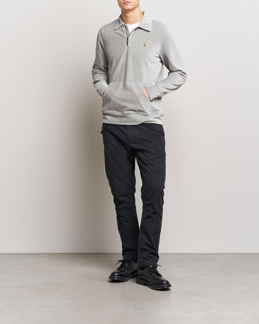Mies | Puserot | Polo Ralph Lauren | Knit Corduroy Half-Zip Andover Heather