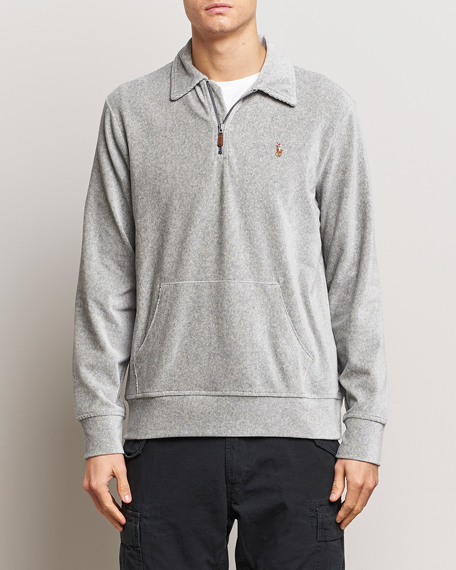 Mies | Puserot | Polo Ralph Lauren | Knit Corduroy Half-Zip Andover Heather