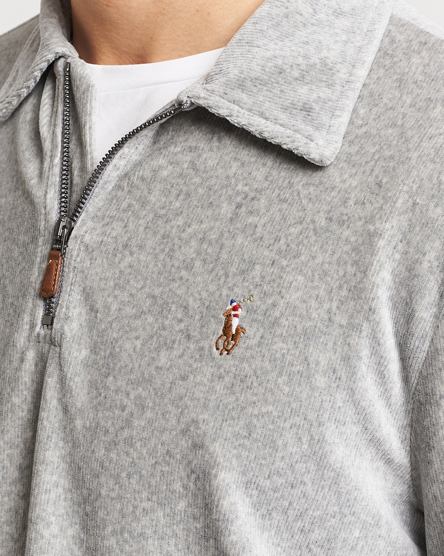 Mies | Puserot | Polo Ralph Lauren | Knit Corduroy Half-Zip Andover Heather