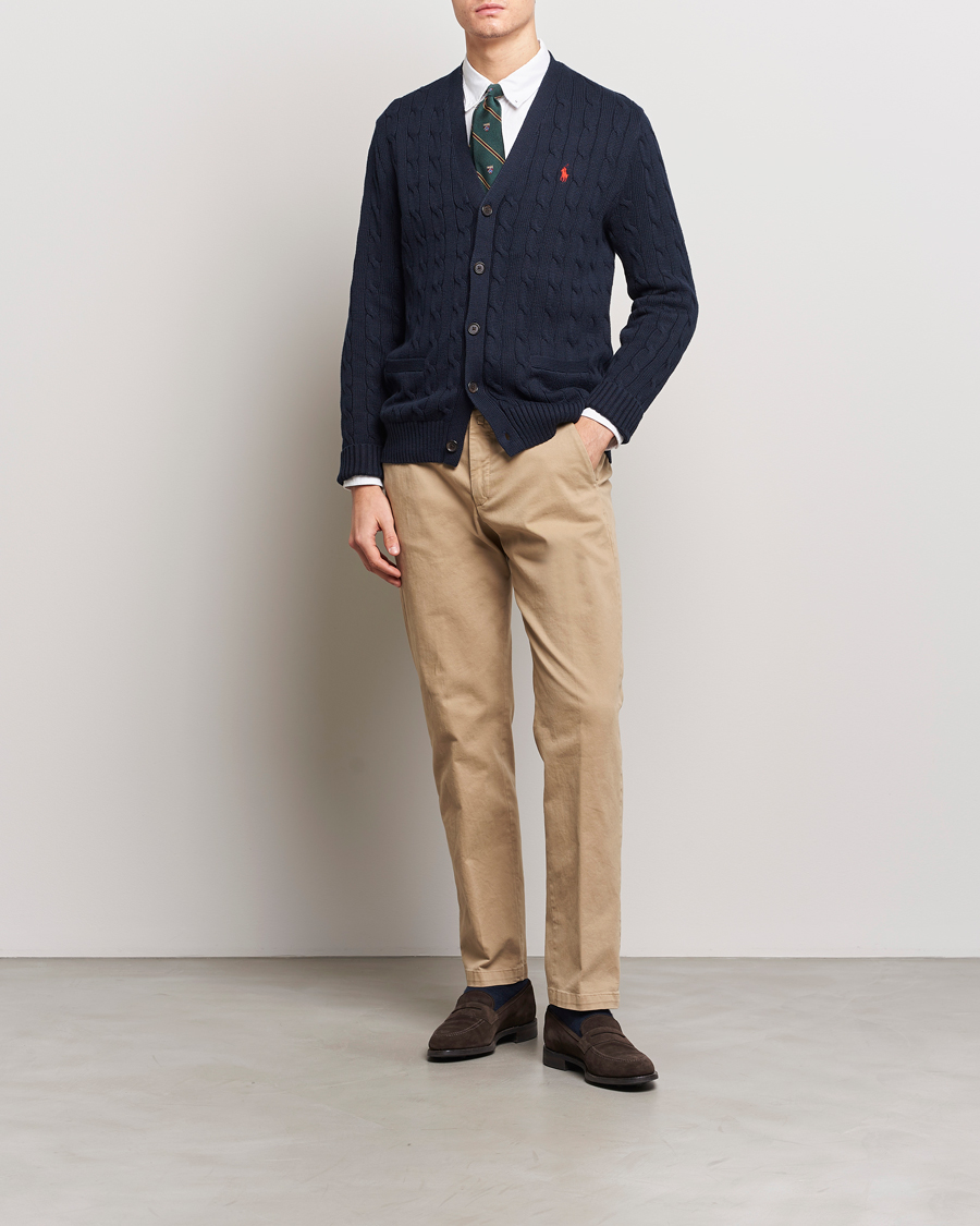 Mies | Puserot | Polo Ralph Lauren | Cotton Cable Cardigan Hunter Navy