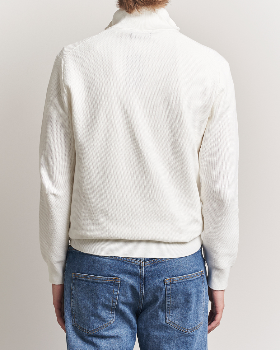 Mies | Puserot | Polo Ralph Lauren | Textured Half Zip Deckwash White