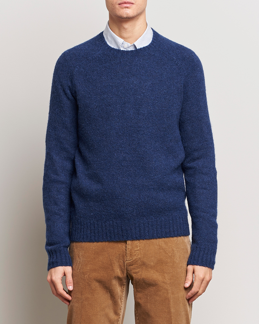 Mies | Alennusmyynti vaatteet | Polo Ralph Lauren | Alpaca Knitted Crew Neck Sweater Navy Heather 