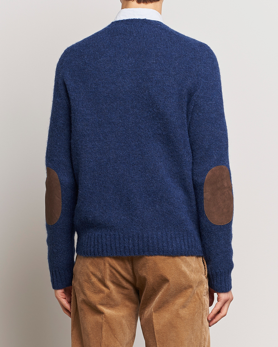 Mies | Puserot | Polo Ralph Lauren | Alpaca Knitted Crew Neck Sweater Navy Heather