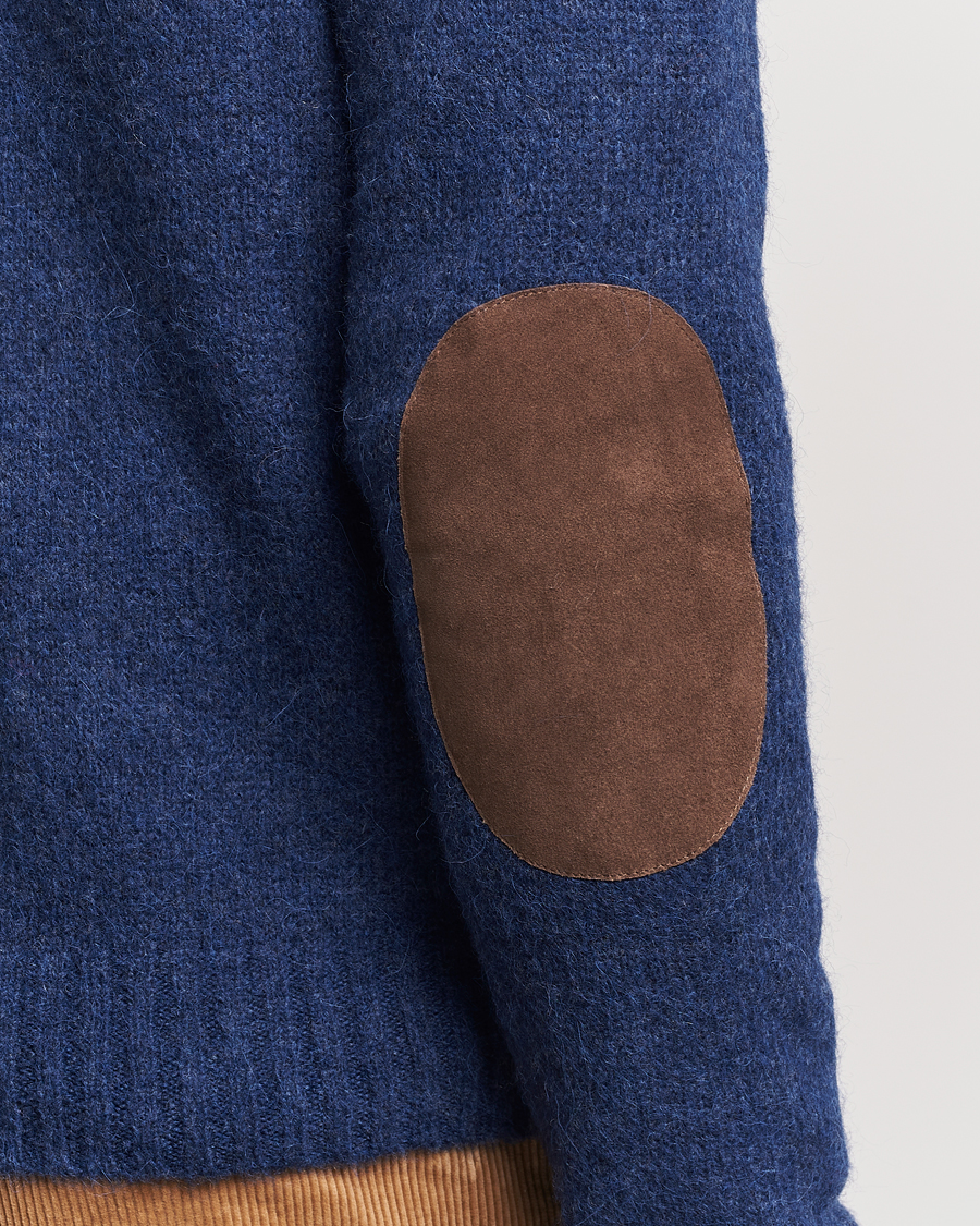 Mies | Puserot | Polo Ralph Lauren | Alpaca Knitted Crew Neck Sweater Navy Heather