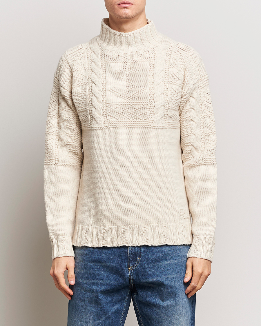 Mies |  | Polo Ralph Lauren | Wool Knitted Aran Rollneck Cream