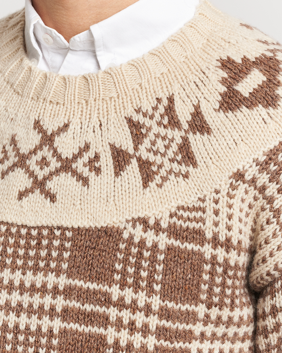 Mies | Puserot | Polo Ralph Lauren | Wool Knitted Crew Neck Sweater Medium Brown