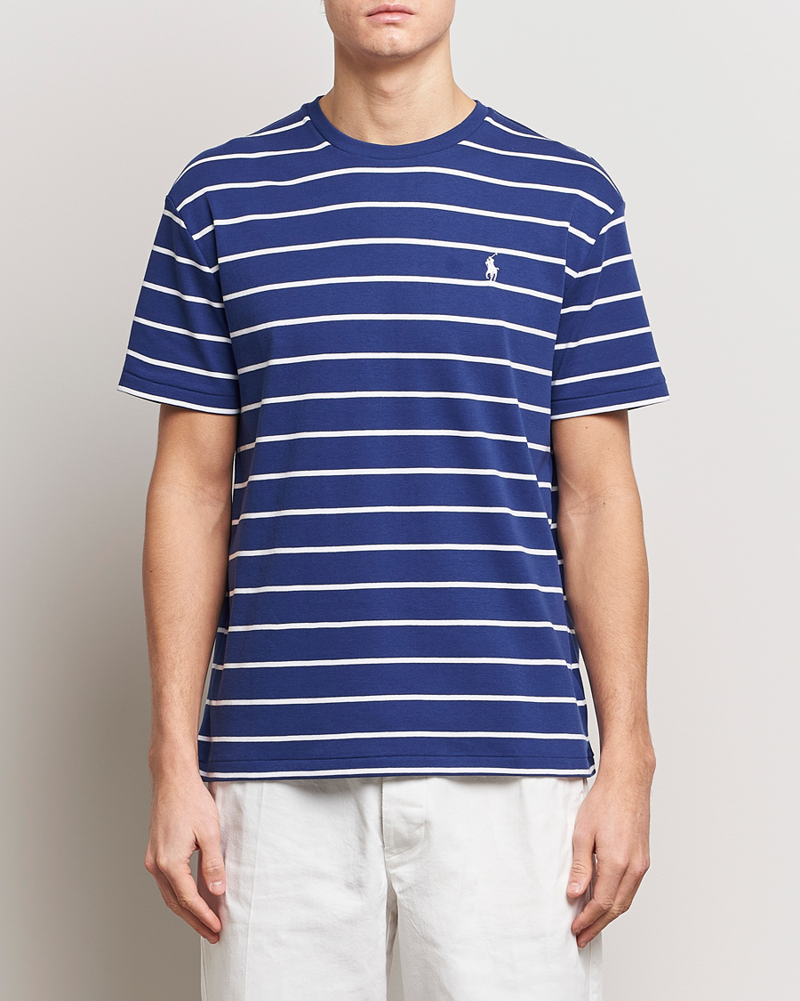 Mies | T-paidat | Polo Ralph Lauren | Striped Crew Neck T-Shirt Blue/White