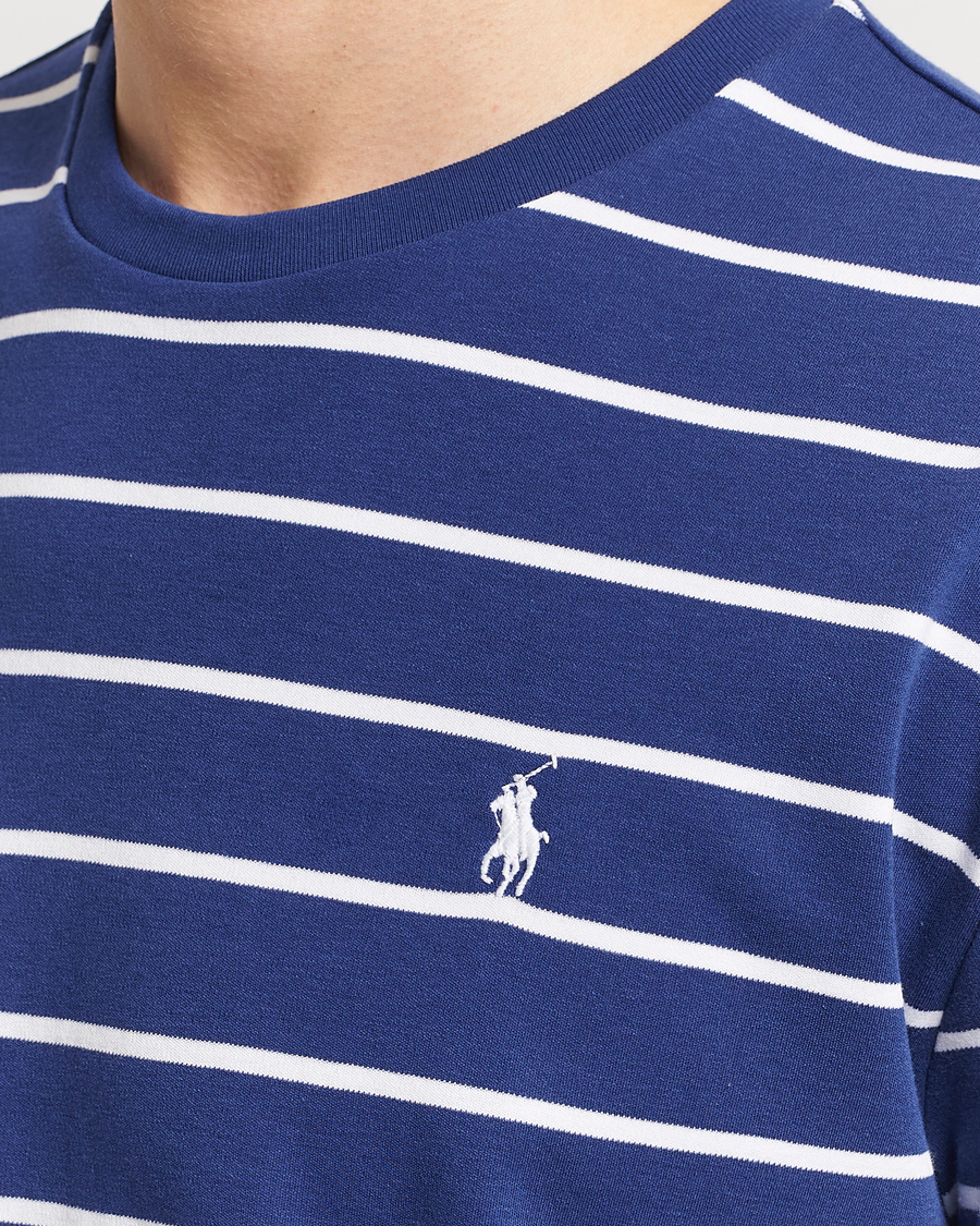 Mies | T-paidat | Polo Ralph Lauren | Striped Crew Neck T-Shirt Blue/White