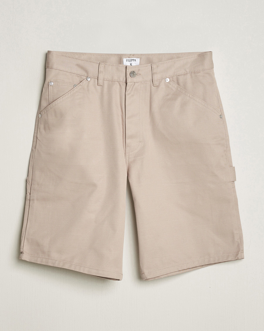 Mies | Shortsit | Filippa K | Workwear Shorts Taupe