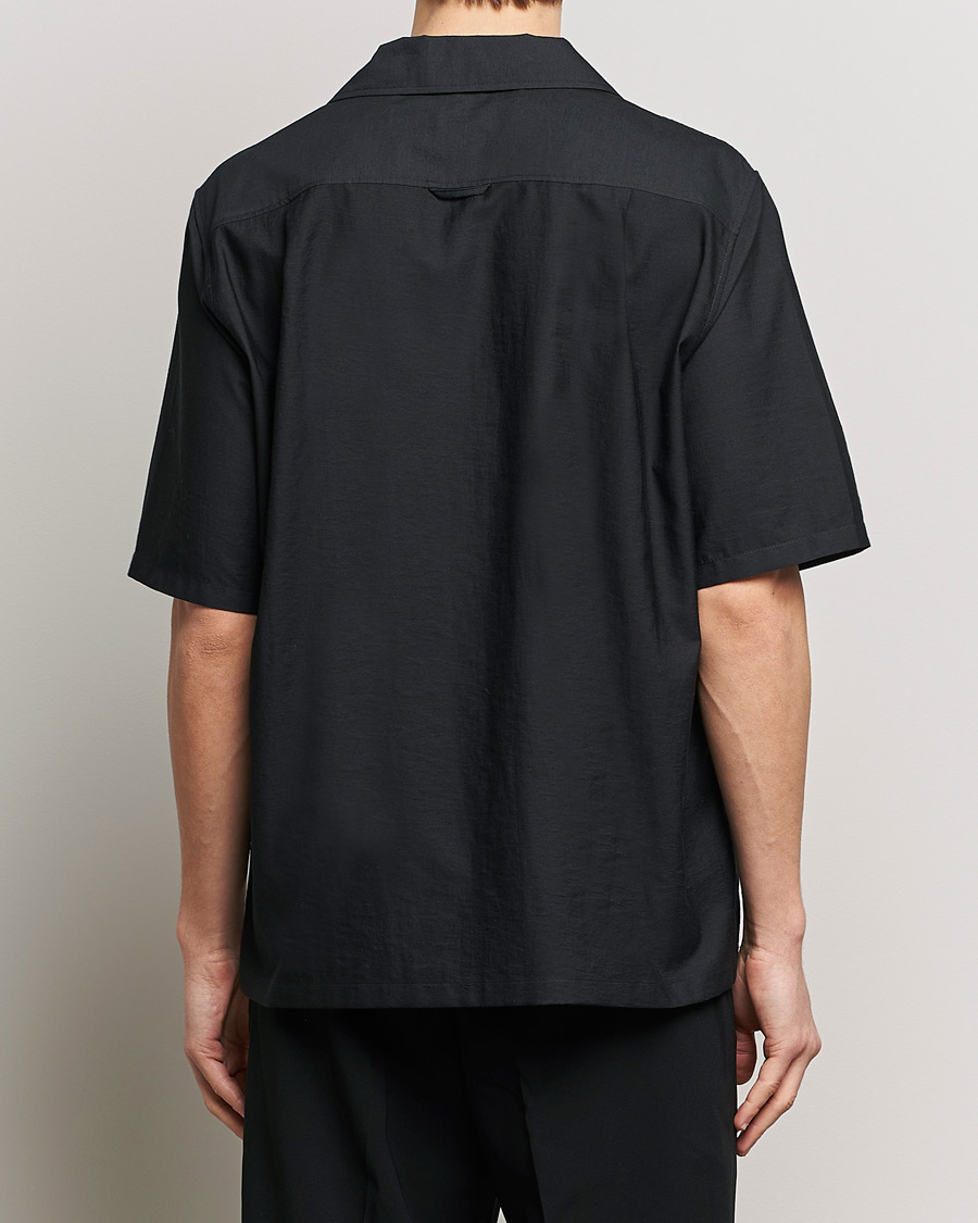 Mies | Kauluspaidat | Filippa K | Resort Short Sleeve Shirt Black