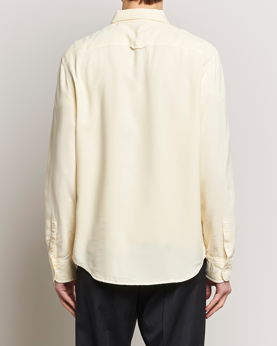 Mies | Kauluspaidat | Filippa K | Zachary Lyocell Shirt Soft Yellow